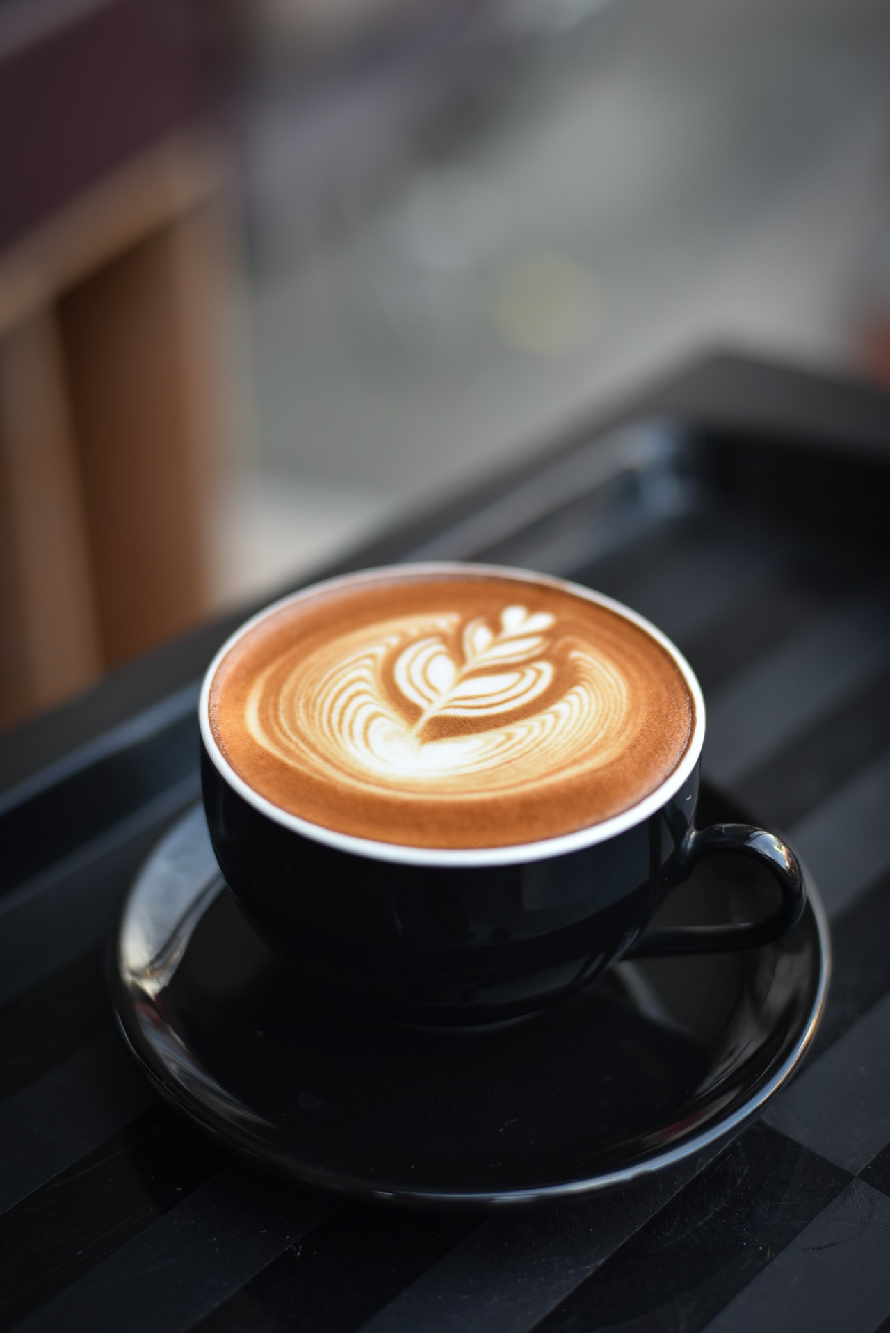 coffee on a table